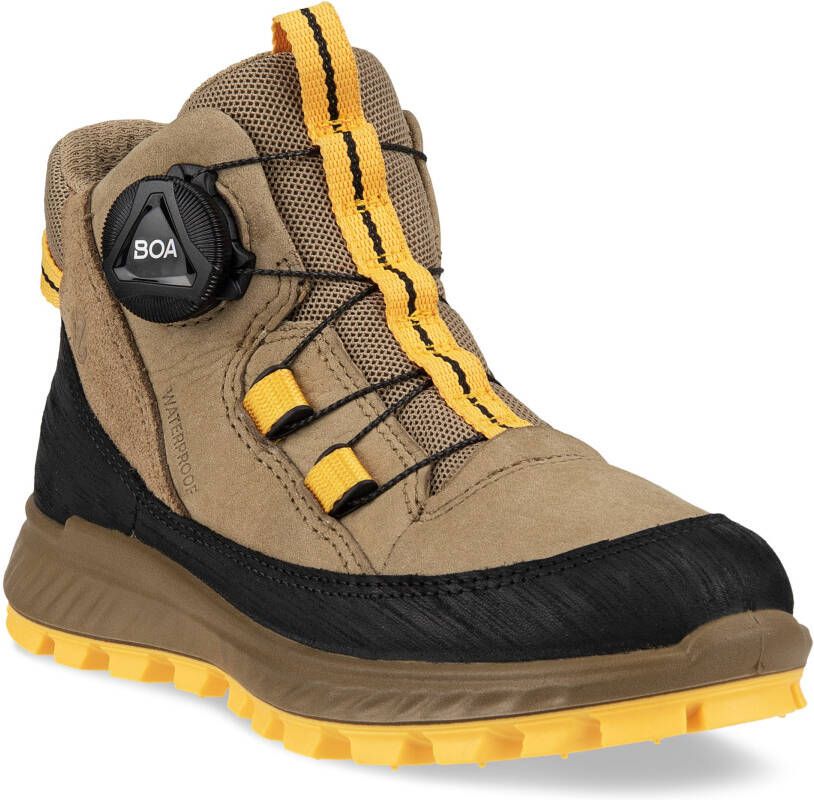 ECCO Exostrike Kids Kinderen waterdichte halfhoge outdoorboot van nubuck Bruin Size: 37 (UK 4-4.5)