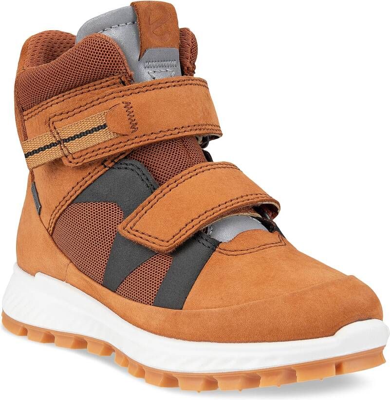 ECCO Exostrike Kids Kinderen winterlaars van nubuck met Gore-Tex Bruin Size: 37 (UK 4-4.5)