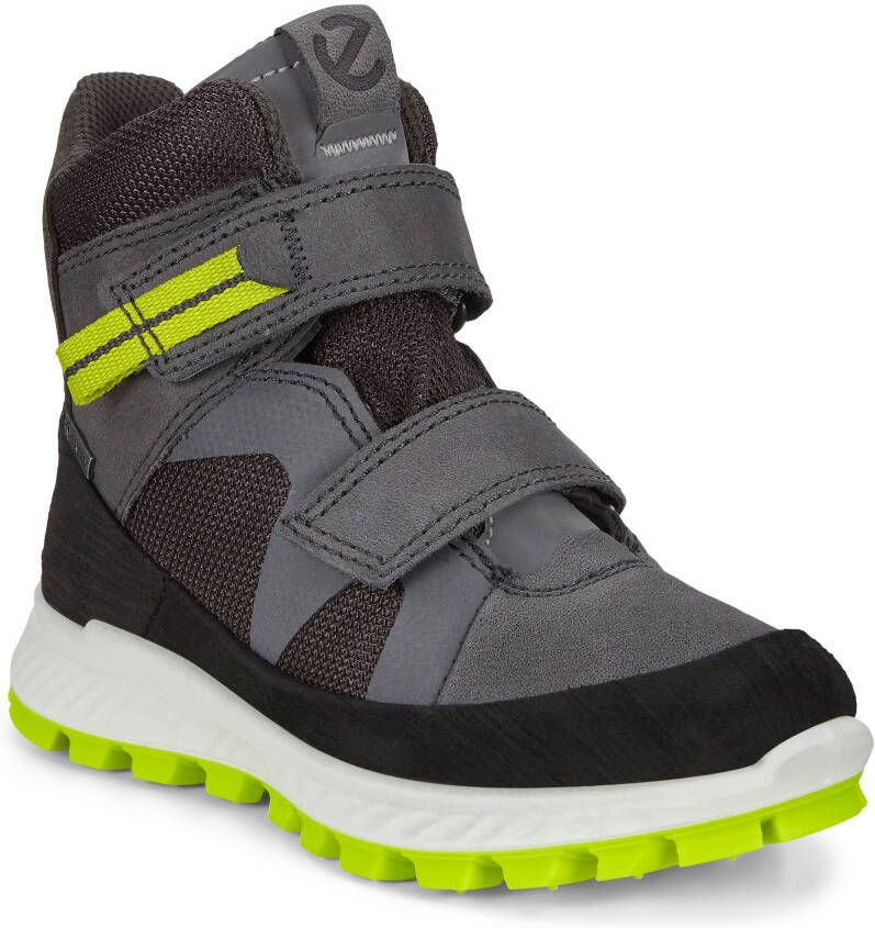 ECCO Exostrike Kids Kinderen halfhoge laars van nubuck met Gore-Tex Grijs Size: 28 (UK 10-10.5)