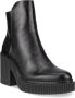 ECCO Fluted Heel Dames leren enkellaars Zwart Size: 36 (UK 3.5-4) - Thumbnail 1