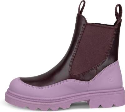 ECCO Grainer K Kinderen leren Chelsea boot Purper Size: 29 (UK 11-11.5)