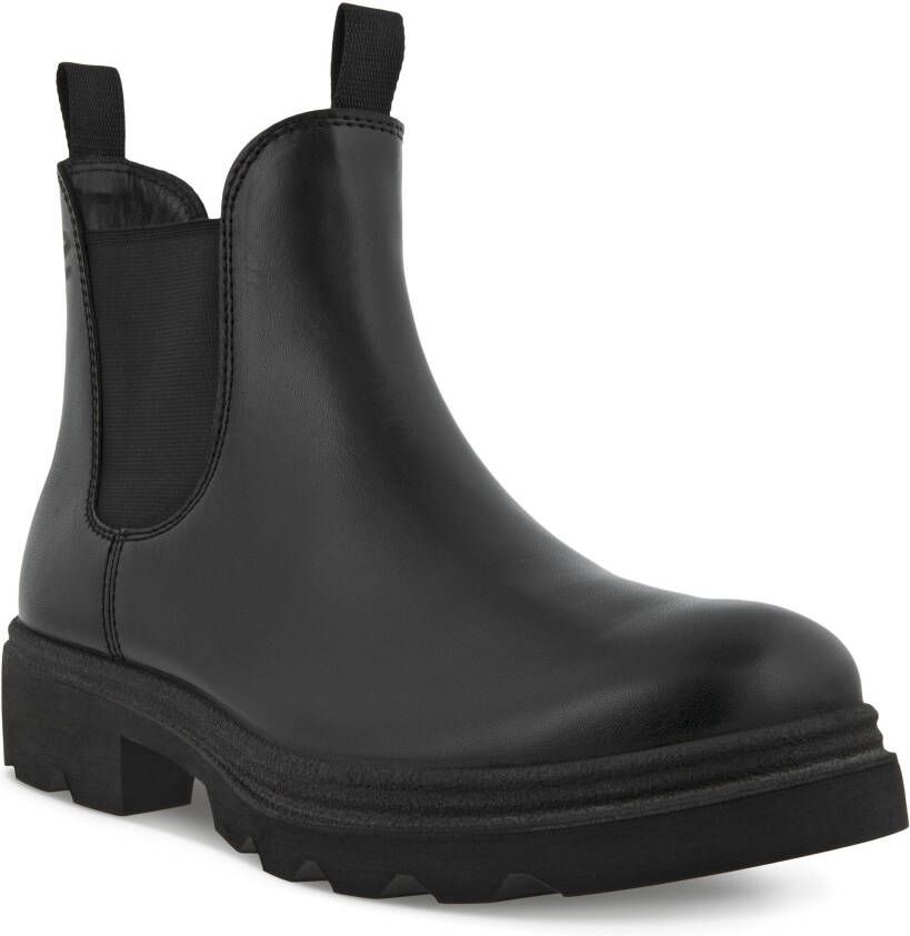 ECCO Grainer M Heren leren Chelsea boot Zwart Size: 45 (UK 10.5-11)