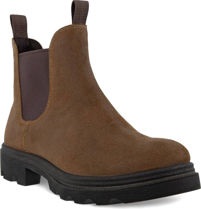 ECCO Grainer W Dames suède Chelsea boot Bruin Size: 36 (UK 3.5-4)