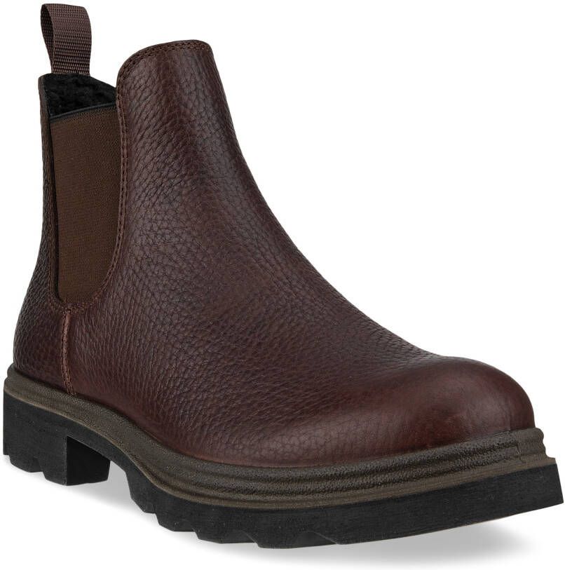 ECCO Grainer W Dames leren Chelsea boot Bruin Size: 36 (UK 3.5-4)