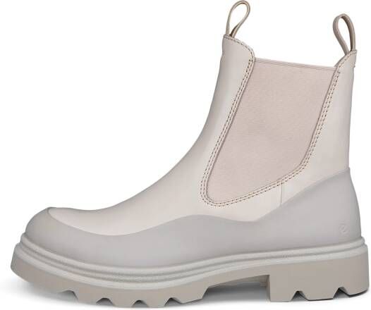 ECCO Grainer W Dames leren Chelsea boot Beige Size: 37 (UK 4.5)