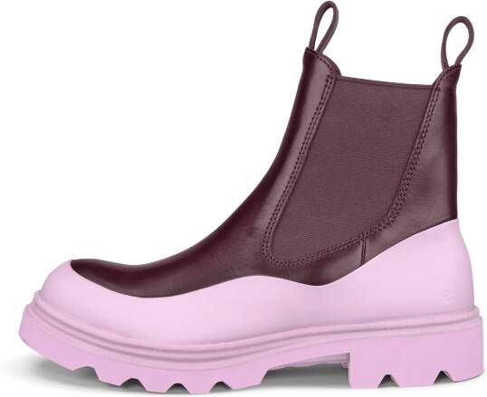 ECCO Grainer W Dames leren Chelsea boot Purper Size: 38 (UK 5-5.5)