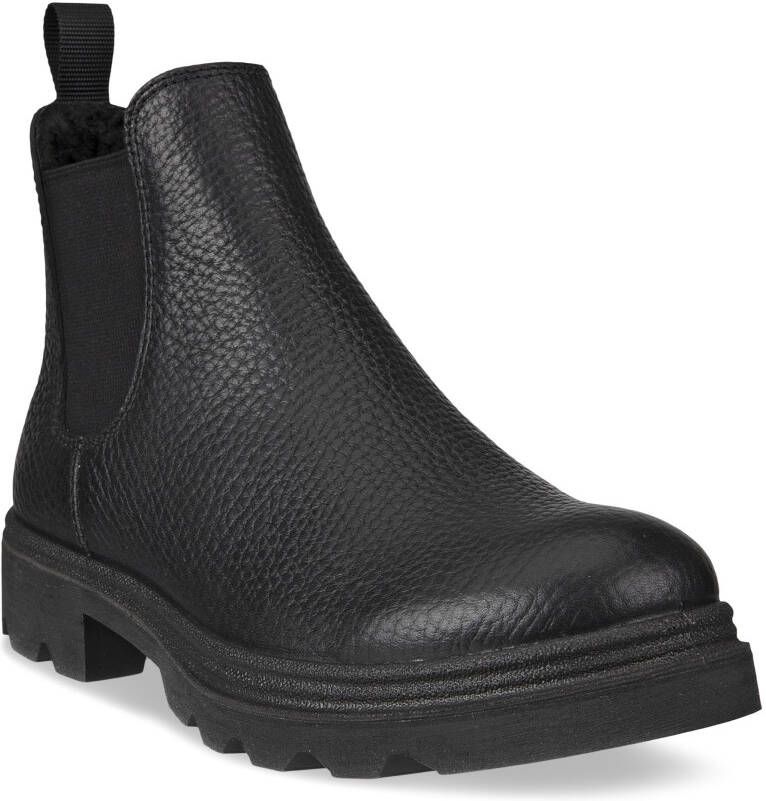 ECCO Grainer W Dames leren Chelsea boot Zwart Size: 38 (UK 5-5.5)