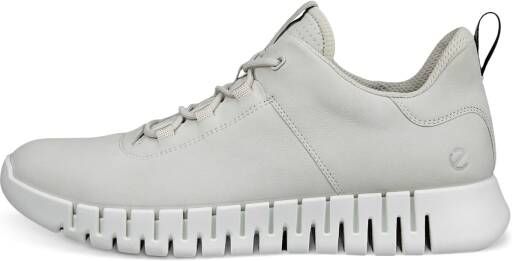 ECCO Gruuv M Heren nubuck sneaker Grijs Size: 45 (UK 10.5-11)