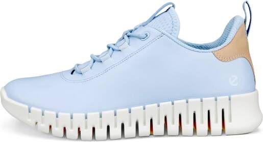 ECCO Gruuv W Dames leren sneaker Blauw Size: 35 (UK 2.5-3)