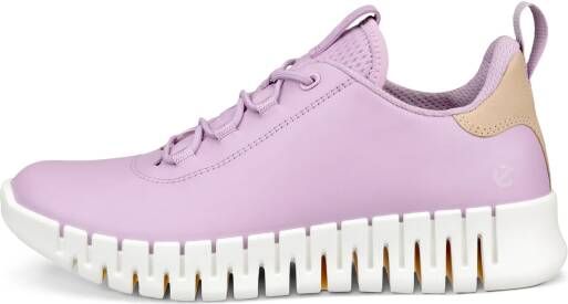 ECCO Gruuv W Dames leren sneaker Purper Size: 35 (UK 2.5-3)