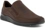 ECCO Irving instappers bruin Nubuck 322402 Heren - Thumbnail 6