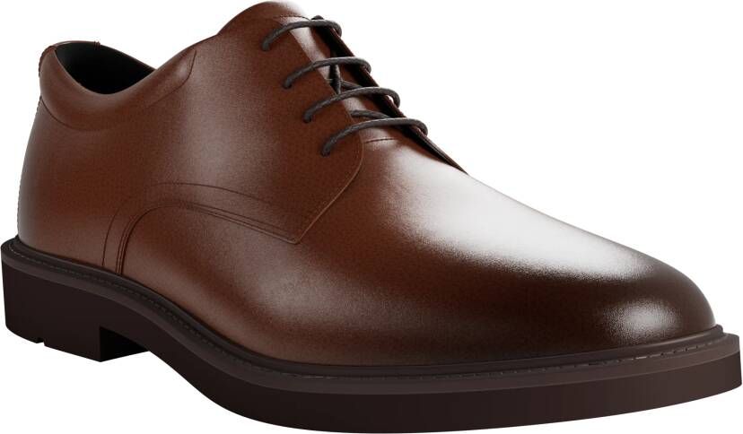 ECCO Metropole London Heren leren derby schoen Bruin Size: 45 (UK 10.5-11)