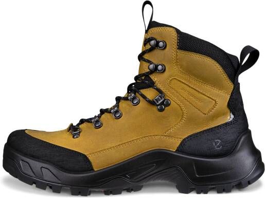 ECCO Offroad M Heren waterdichte halfhoge outdoorboot van nubuck Geel Size: 45 (UK 10.5-11)