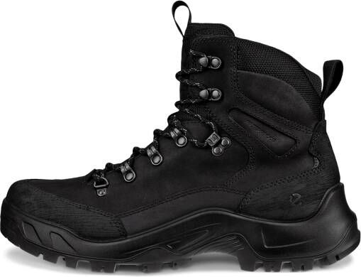 ECCO Offroad M Heren waterdichte halfhoge outdoorboot van nubuck Zwart Size: 45 (UK 10.5-11)