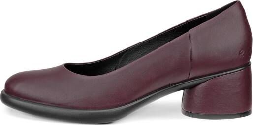 ECCO Sculpted LX 35 Dames leren pump met blokhak Purper Size: 35 (UK 2.5-3)