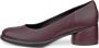 ECCO Sculpted LX 35 Dames leren pump met blokhak Purper Size: 35 (UK 2.5-3) - Thumbnail 1