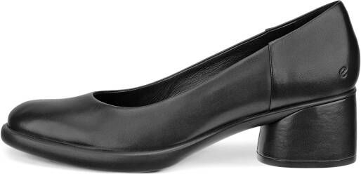 ECCO Sculpted LX 35 Dames leren pump met blokhak Zwart Size: 38 (UK 5-5.5)