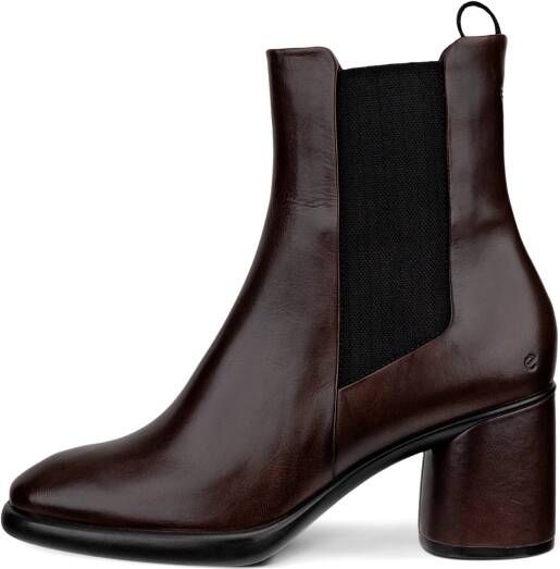 ECCO Sculpted LX 55 Dames leren Chelsea boot met hak Bruin Size: 38 (UK 5-5.5)