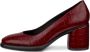 ECCO Sculpted LX 55 Dames leren pump met blokhak Rood Size: 38 (UK 5-5.5) - Thumbnail 1