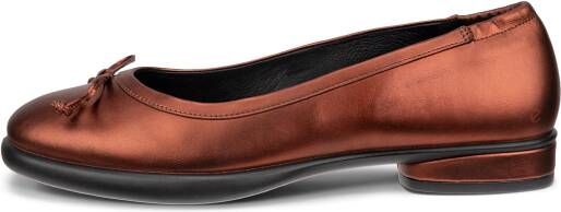 ECCO Sculpted LX Dames leren ballerina Bruin Size: 40 (UK 6.5-7)