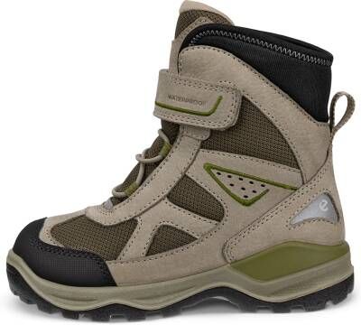 ECCO Snow Mountain Kinderen waterdichte winterlaars van nubuck Groen Size: 24 (UK 7)