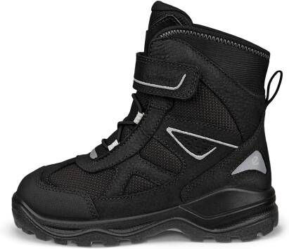 ECCO Snow Mountain Kinderen waterdichte winterlaars van nubuck Zwart Size: 28 (UK 10-10.5)