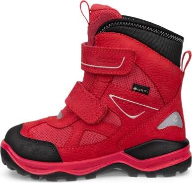 ECCO Snow Mountain Kinderen winterlaars van nubuck met Gore-Tex Rood Size: 29 (UK 11-11.5)