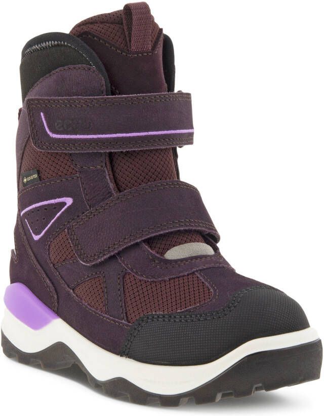 ECCO Snow Mountain Kinderen winterlaars van nubuck met Gore-Tex Purper Size: 37 (UK 4-4.5)