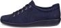 ECCO Soft 2.0 Dames nubuck wandelschoen Marineblauw Size: 38 (UK 5-5.5) - Thumbnail 1