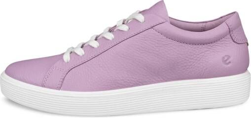 ECCO Soft 60 W Dames leren sneaker Purper Size: 38 (UK 5-5.5)