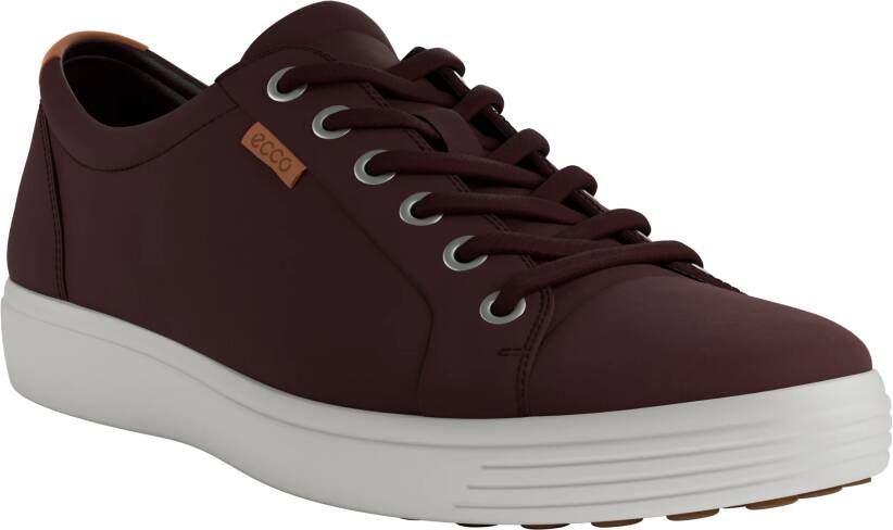 ECCO Soft 7 M Heren nubuck sneaker Bruin Size: 45 (UK 10.5-11)