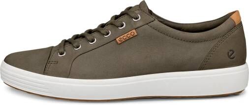 ECCO Soft 7 M Heren nubuck sneaker Groen Size: 45 (UK 10.5-11)