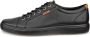 ECCO Soft 7 M Heren leren sneaker Zwart Size: 45 (UK 10.5-11) - Thumbnail 1