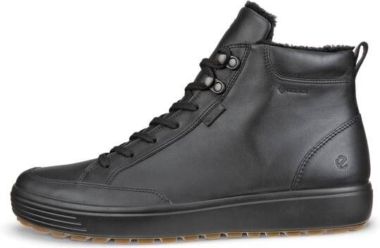 ECCO Soft 7 Tred M Heren halfhoge leren laars met Gore-Tex Zwart Size: 45 (UK 10.5-11)