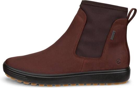 ECCO Soft 7 Tred W Dames Chelsea boot met Gore-Tex Bruin Size: 38 (UK 5-5.5)