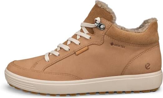 ECCO Soft 7 Tred W Dames halfhoge laars van nubuck met Gore-Tex Bruin Size: 35 (UK 2.5-3)