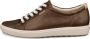 ECCO Soft 7 W Dames leren sneaker Bruin Size: 38 (UK 5-5.5) - Thumbnail 1