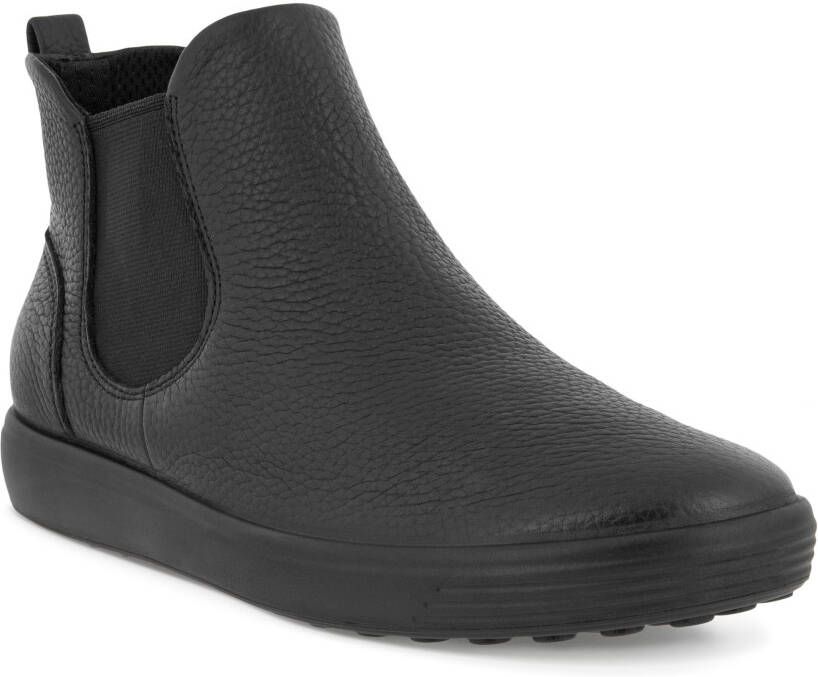 ECCO Soft 7 W Dames leren Chelsea boot Zwart Size: 36 (UK 3.5-4)