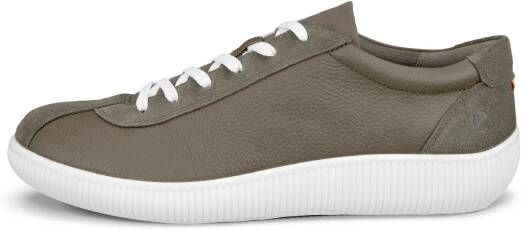 ECCO Soft Zero M Heren leren sneaker Bruin Size: 45 (UK 10.5-11)