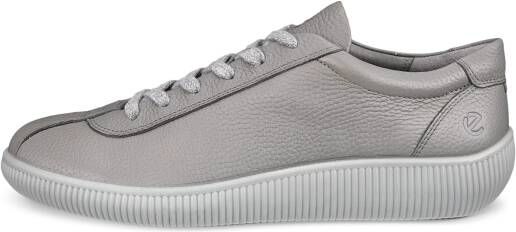 ECCO Soft Zero M Heren leren sneaker Grijs Size: 45 (UK 10.5-11)