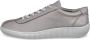 ECCO Soft Zero M Heren leren sneaker Grijs Size: 45 (UK 10.5-11) - Thumbnail 1