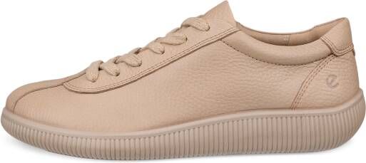 ECCO Soft Zero W Dames leren sneaker Beige Size: 38 (UK 5-5.5)