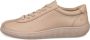 ECCO Soft Zero W Dames leren sneaker Beige Size: 38 (UK 5-5.5) - Thumbnail 1