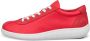 ECCO Soft Zero W Dames leren sneaker Rood Size: 38 (UK 5-5.5) - Thumbnail 1