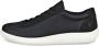 ECCO Soft Zero W Dames leren sneaker Zwart Size: 35 (UK 2.5-3) - Thumbnail 1