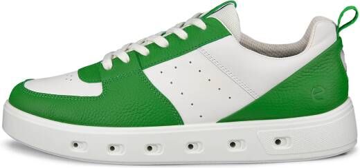 ECCO Street 720 M Heren leren sneaker met Gore-Tex Groen Size: 45 (UK 10.5-11)