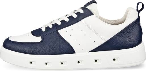 ECCO Street 720 M Heren leren sneaker met Gore-Tex Marineblauw Size: 45 (UK 10.5-11)