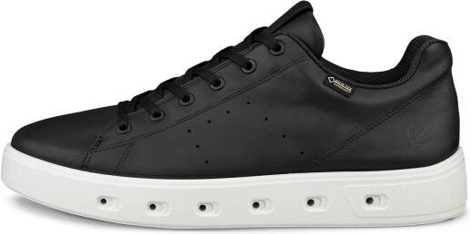 ECCO Street 720 M Heren leren sneaker met Gore-Tex Zwart Size: 45 (UK 10.5-11)