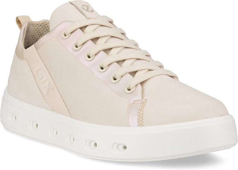 ECCO Street 720 W Dames nubuck Gore-Tex sneaker Beige Size: 40 (UK 6.5-7)