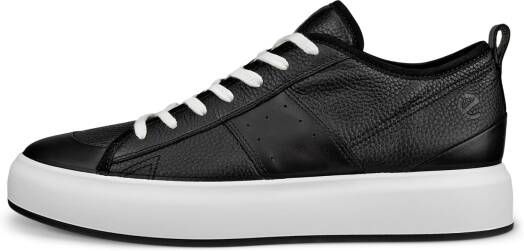 ECCO Street Ace M Heren leren sneaker Zwart Size: 47 (UK 12-12.5)